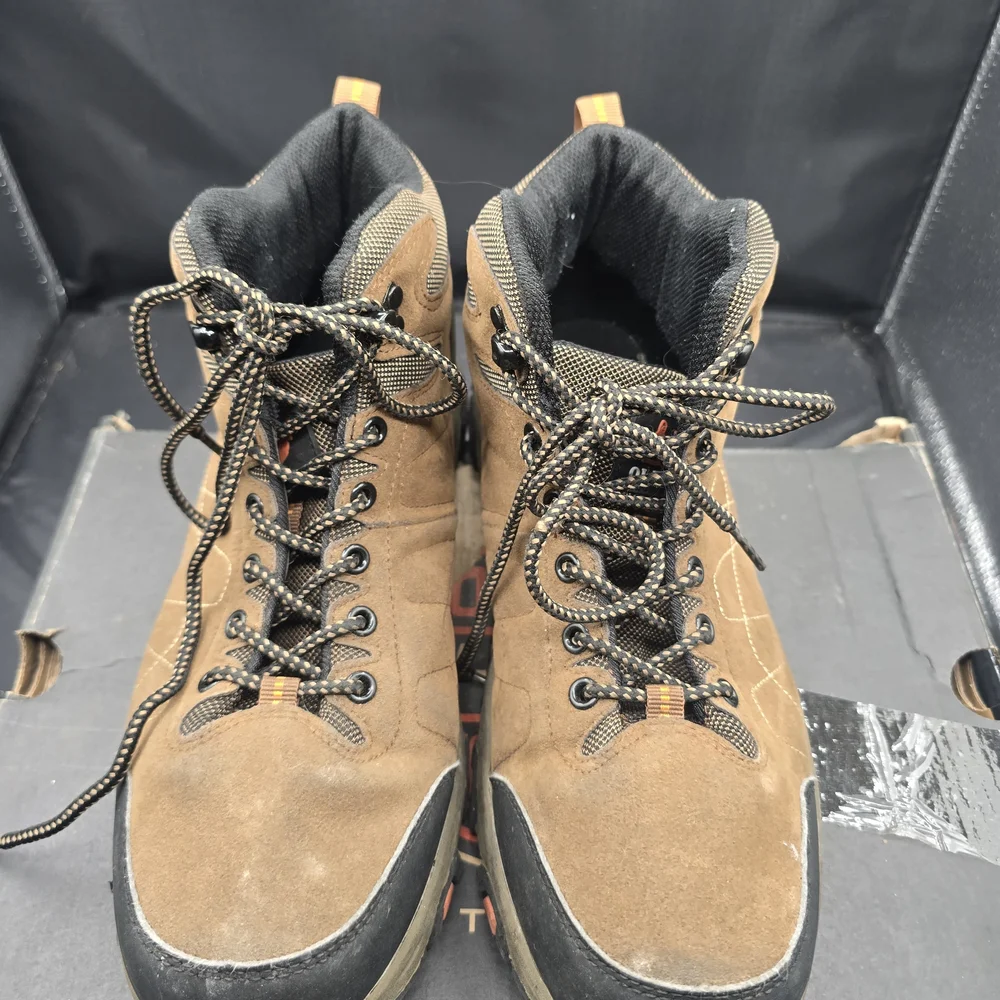 Men's Brown and Black‎ Hiking Boots